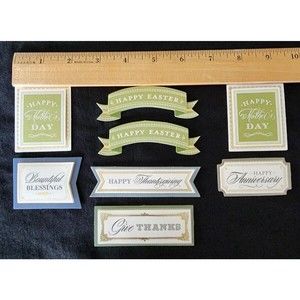 8 Anna Griffin 3-D Die-Cuts Easter #2